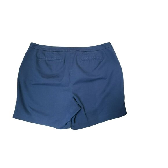 Lane Bryant Flat Front Black Shorts, Women’s 24, Dressy Chino, 7.5" Inseam, EUC - Picture 2 of 5